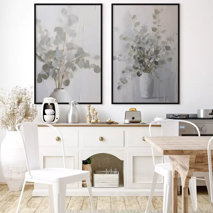 Fototapety Vetvičky vo váze imitácia maľby d01020