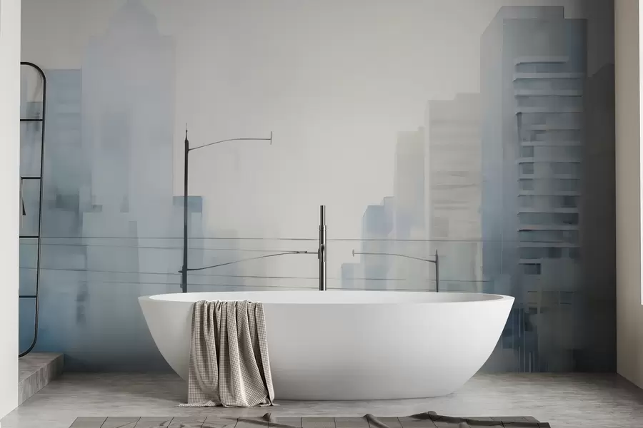 Fototapety Abstraktné mesto w05074