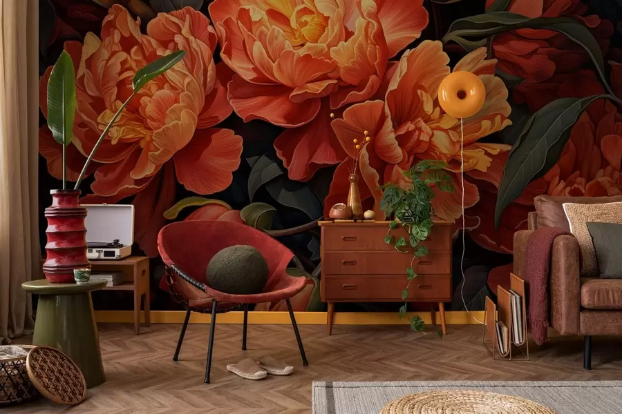 Fototapety Teplý kvetinový večer w05044