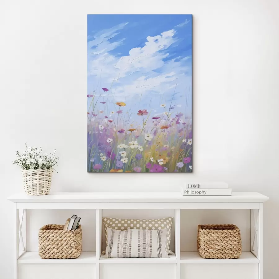 Obraz Imitácia maľby divokých kvetov s47245