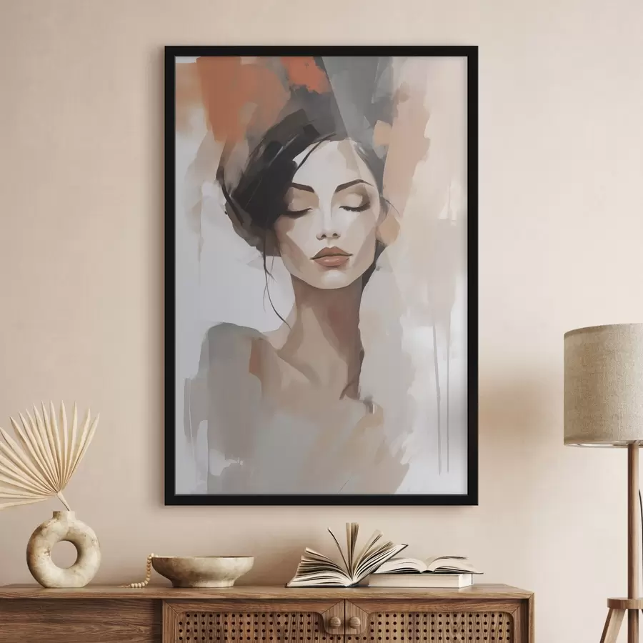 Fototapety Abstraktný portrét dievčaťa f47151