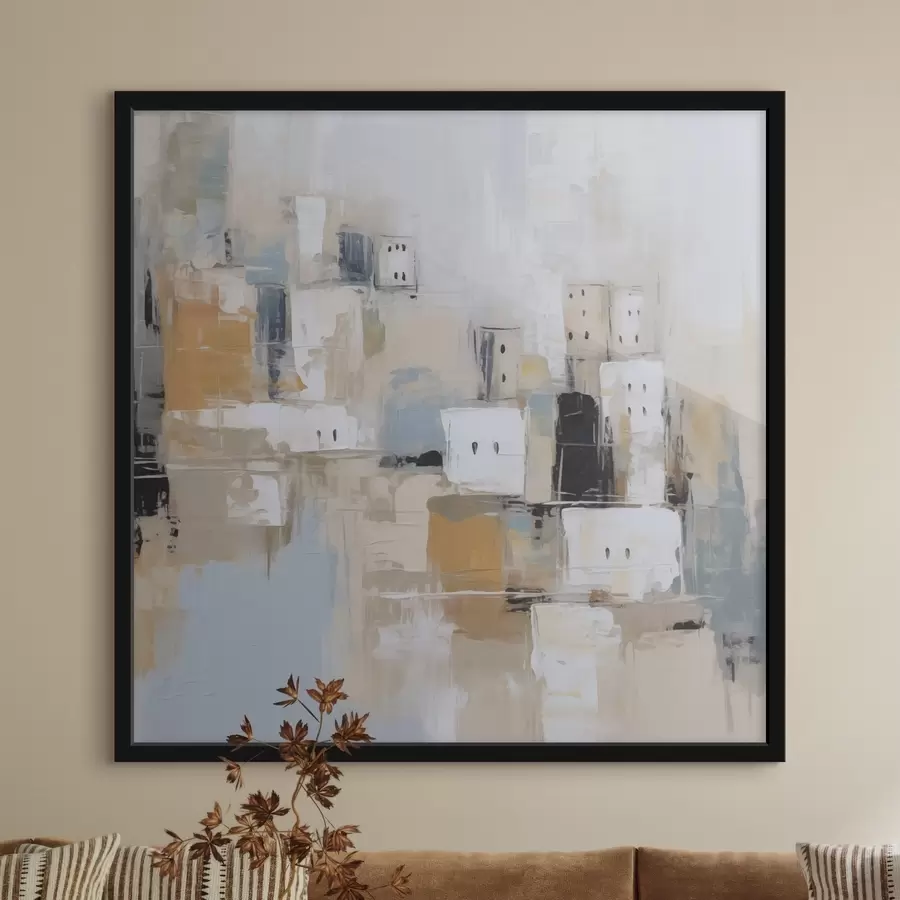 Fototapety Abstraktná mestská imitácia maľby f47242