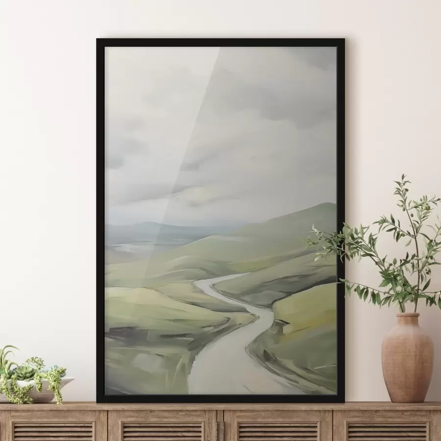 Fototapety Cesta v poli f47244