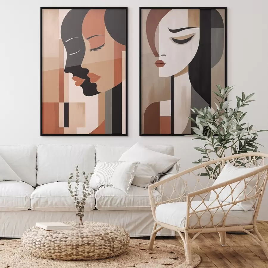 Fototapety Abstraktné tváre d00847