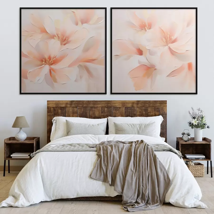 Fototapety Abstraktné jemné kvety d00789