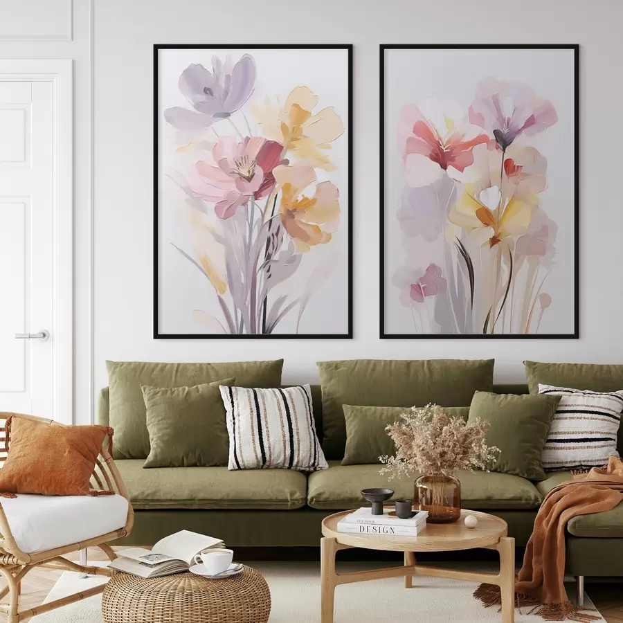 Fototapety Abstraktná kytica kvetov d00910