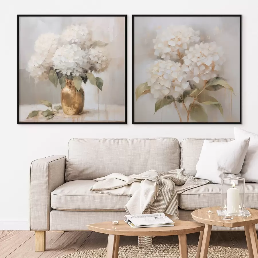 Fototapety Jemné hortenzie d00857