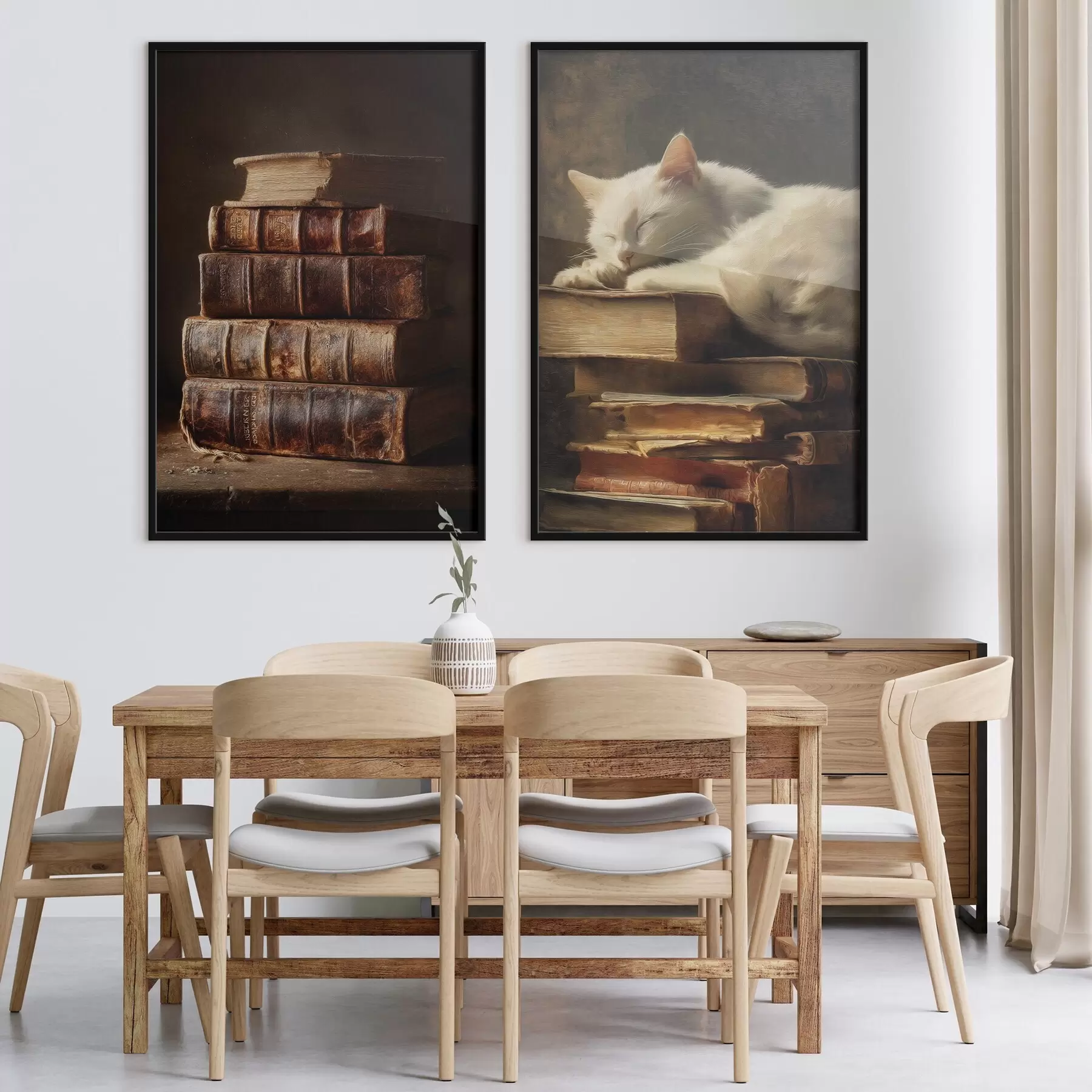 Fototapety Mačka na knihách d00918