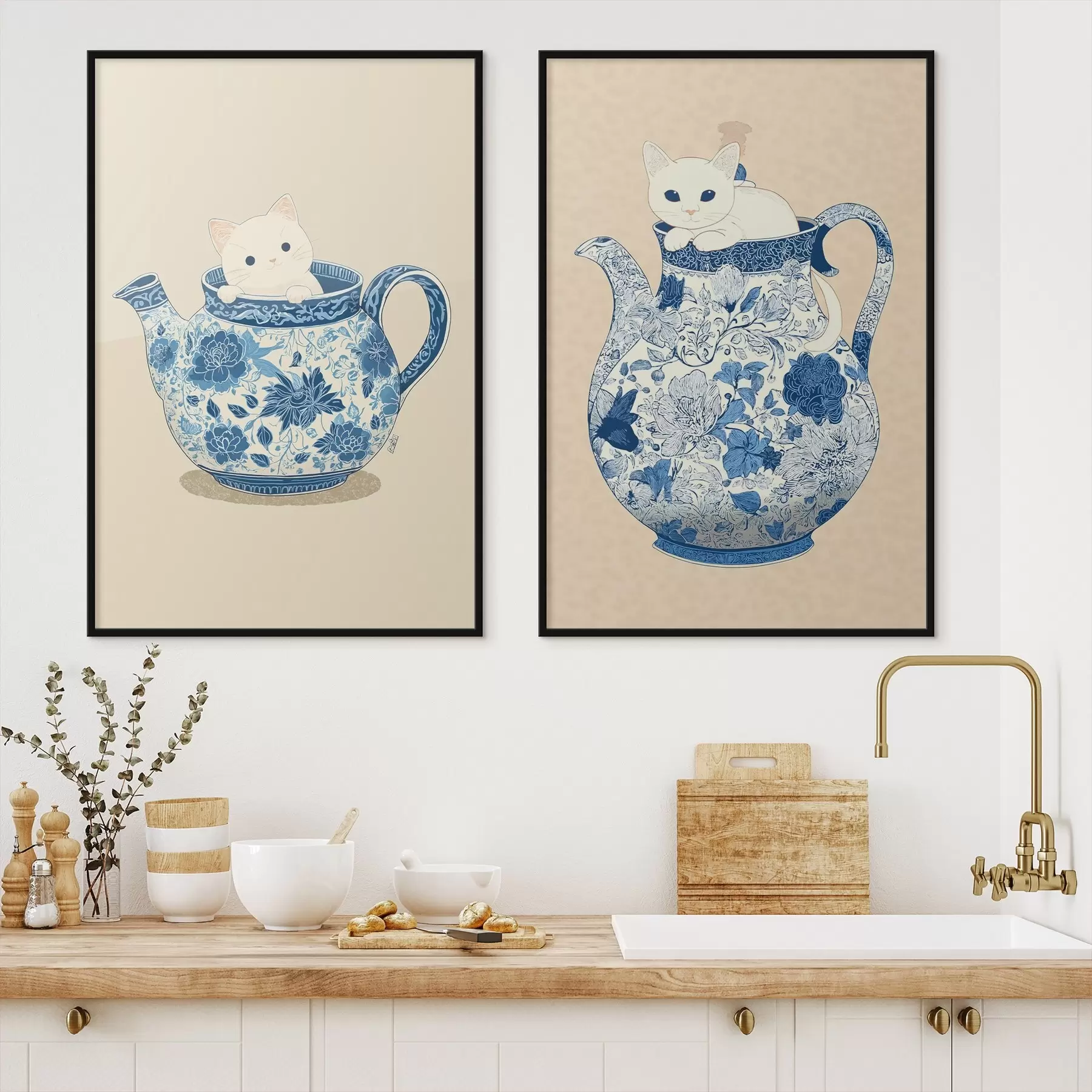 Fototapety Mačka v džbáne d00920