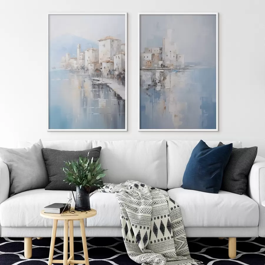 Fototapety Abstraktná krajinárska imitácia maľby d00997