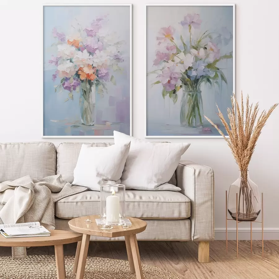 Fototapety Kytica vo váze imitácia maľby d01031