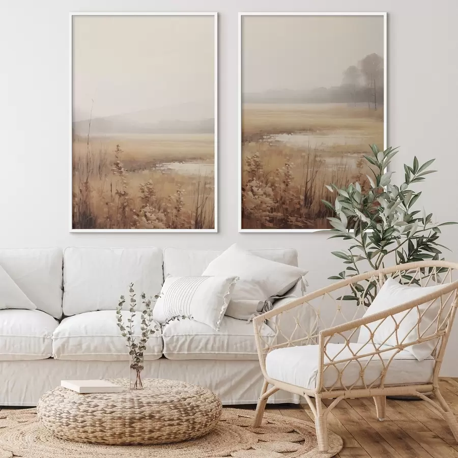 Fototapety Sušené kvety na poli d01053