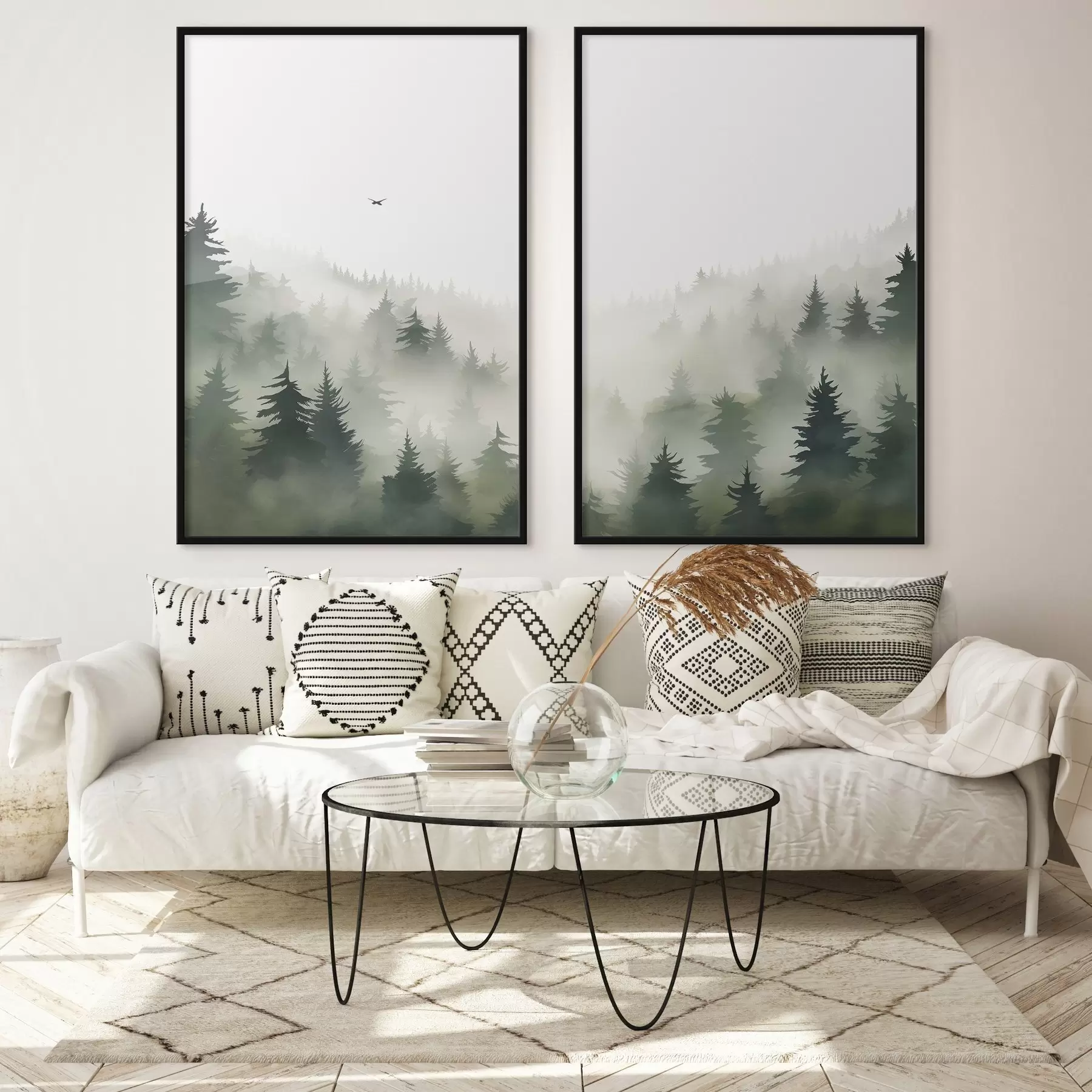 Fototapety Hmlistý les d01061