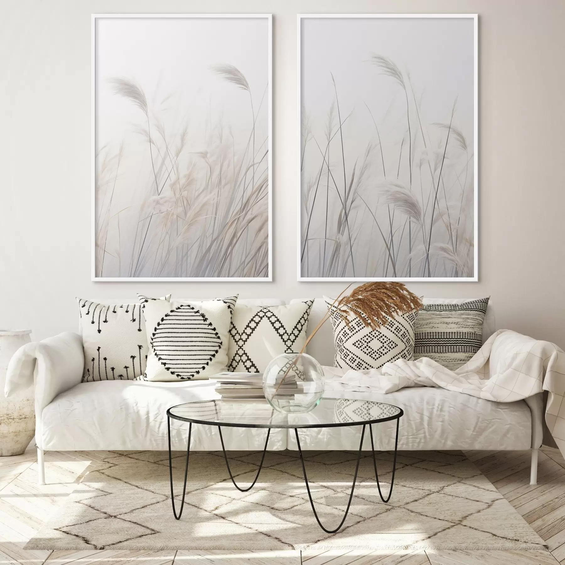 Fototapety Krehké rastliny na svetlom pozadí d01065