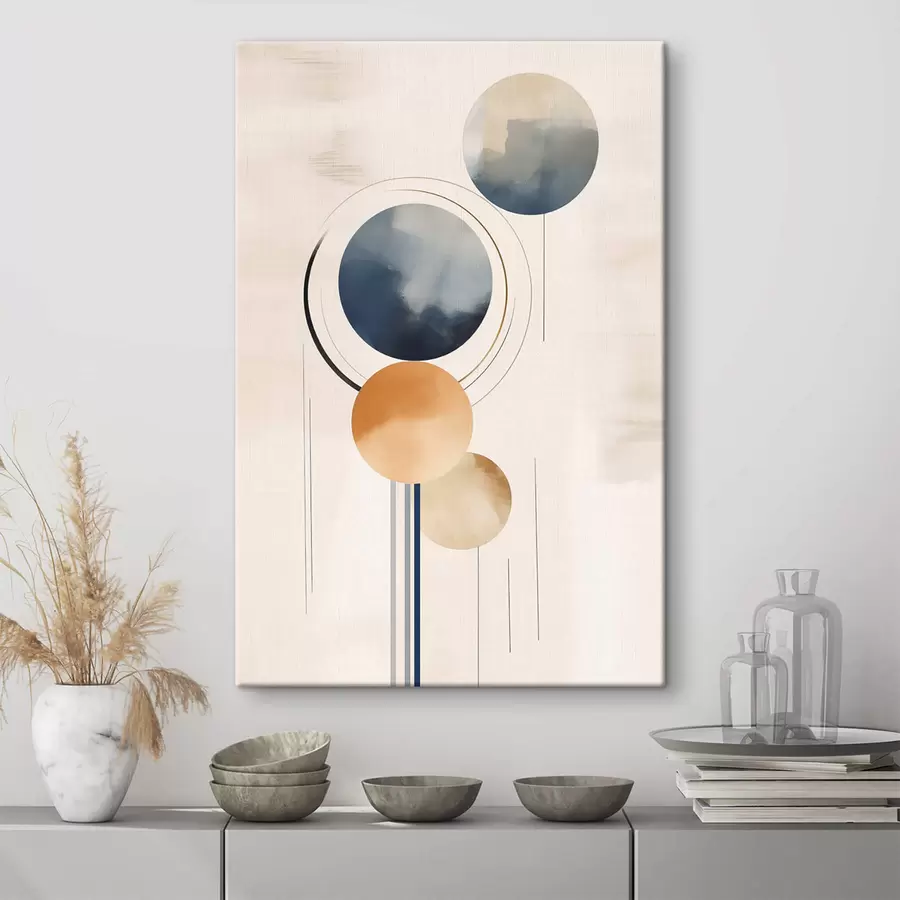 Obraz Abstrakcia s guľami s47100