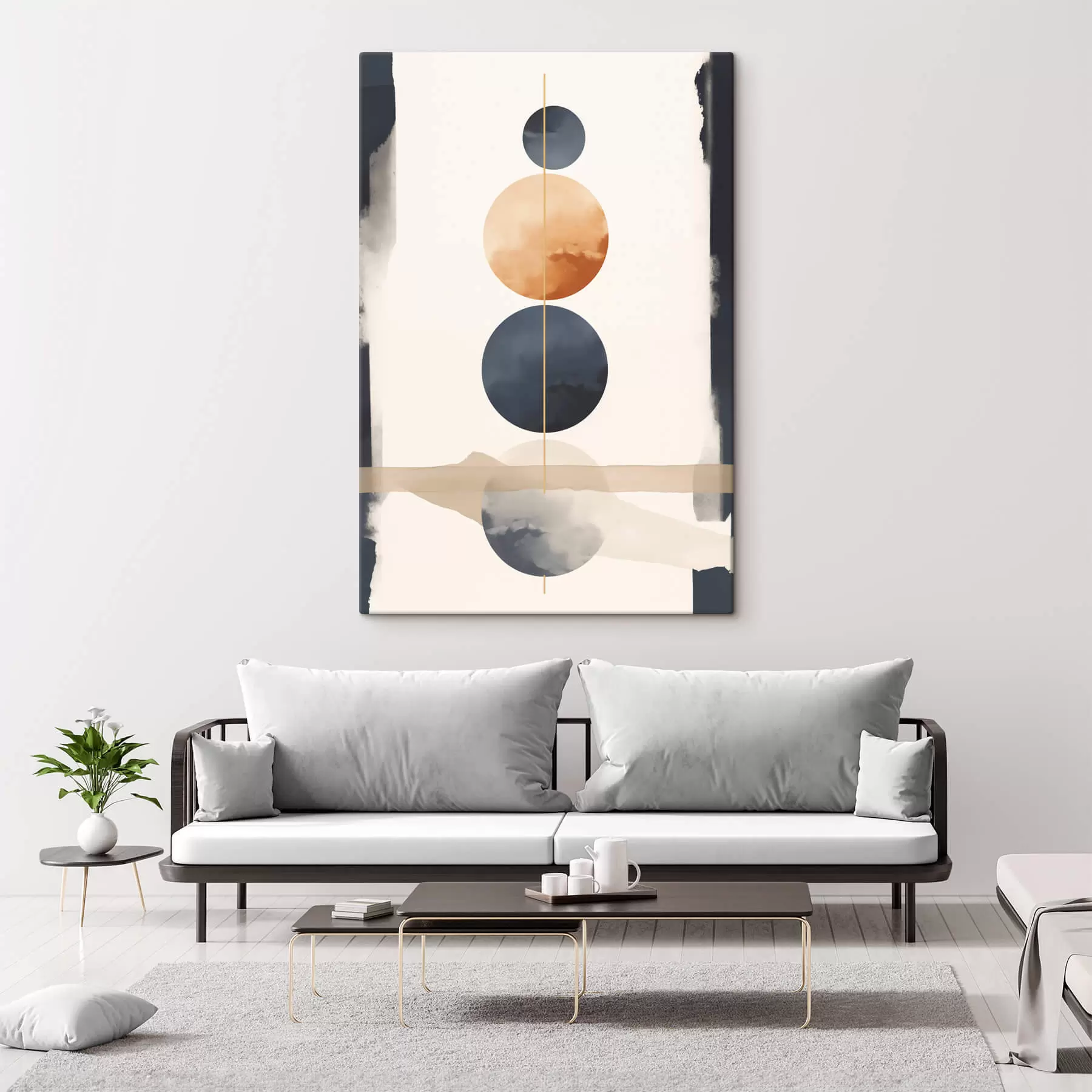 Obraz Abstrakcia s guľami s47101