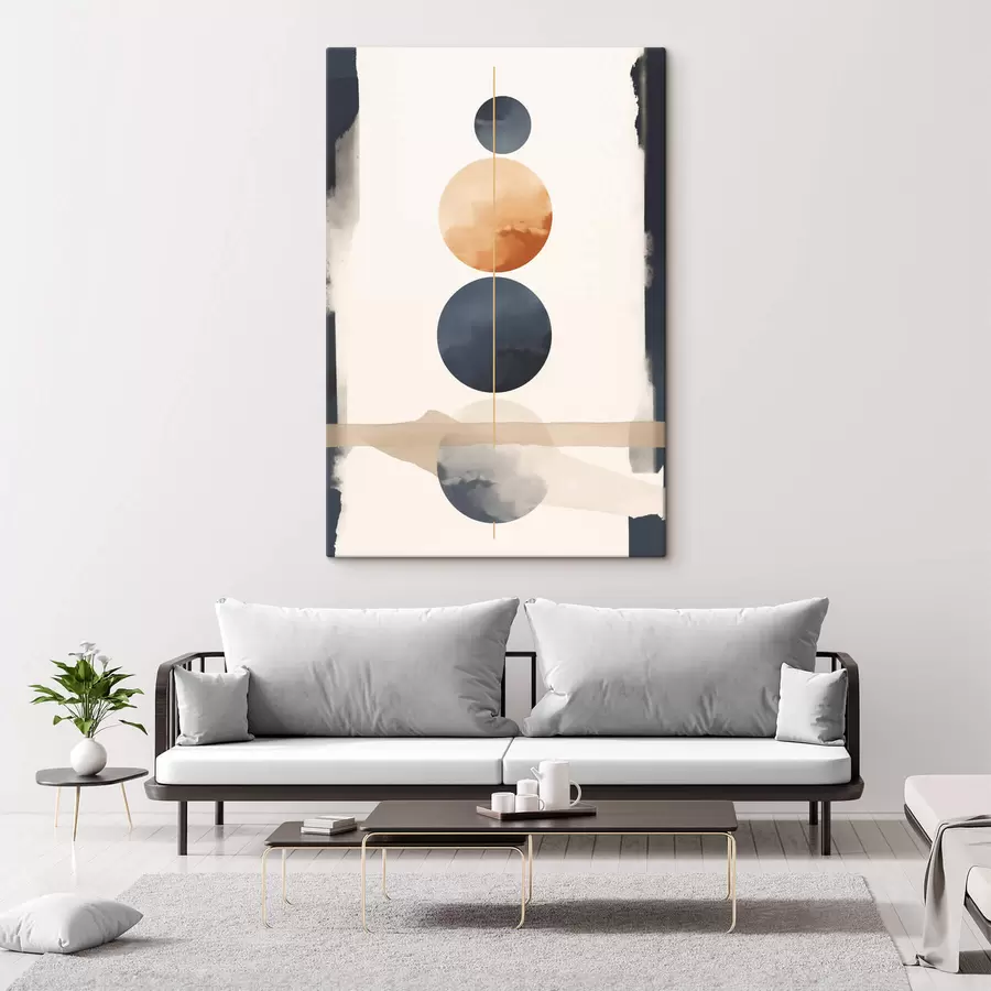 Obraz Abstrakcia s guľami s47101