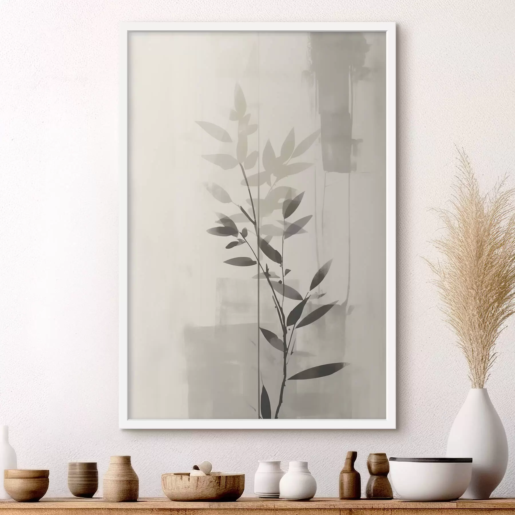 Fototapety Abstraktné vetvy listov f47102