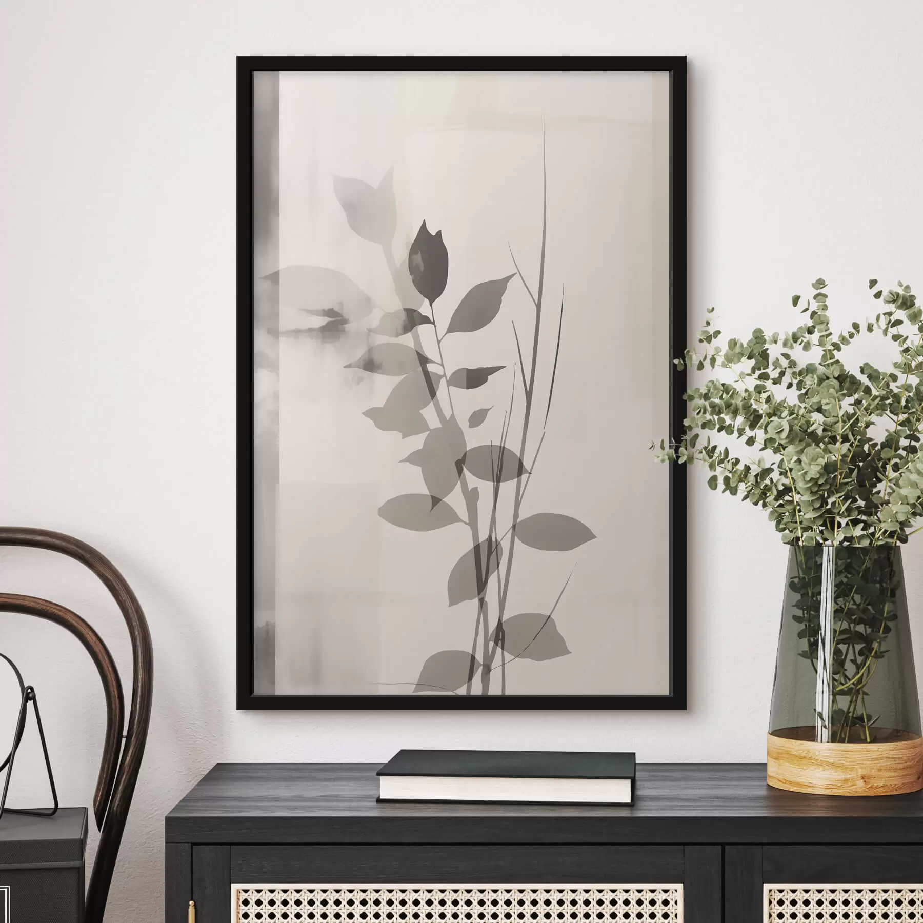 Fototapety Abstraktné vetvy listov f47103