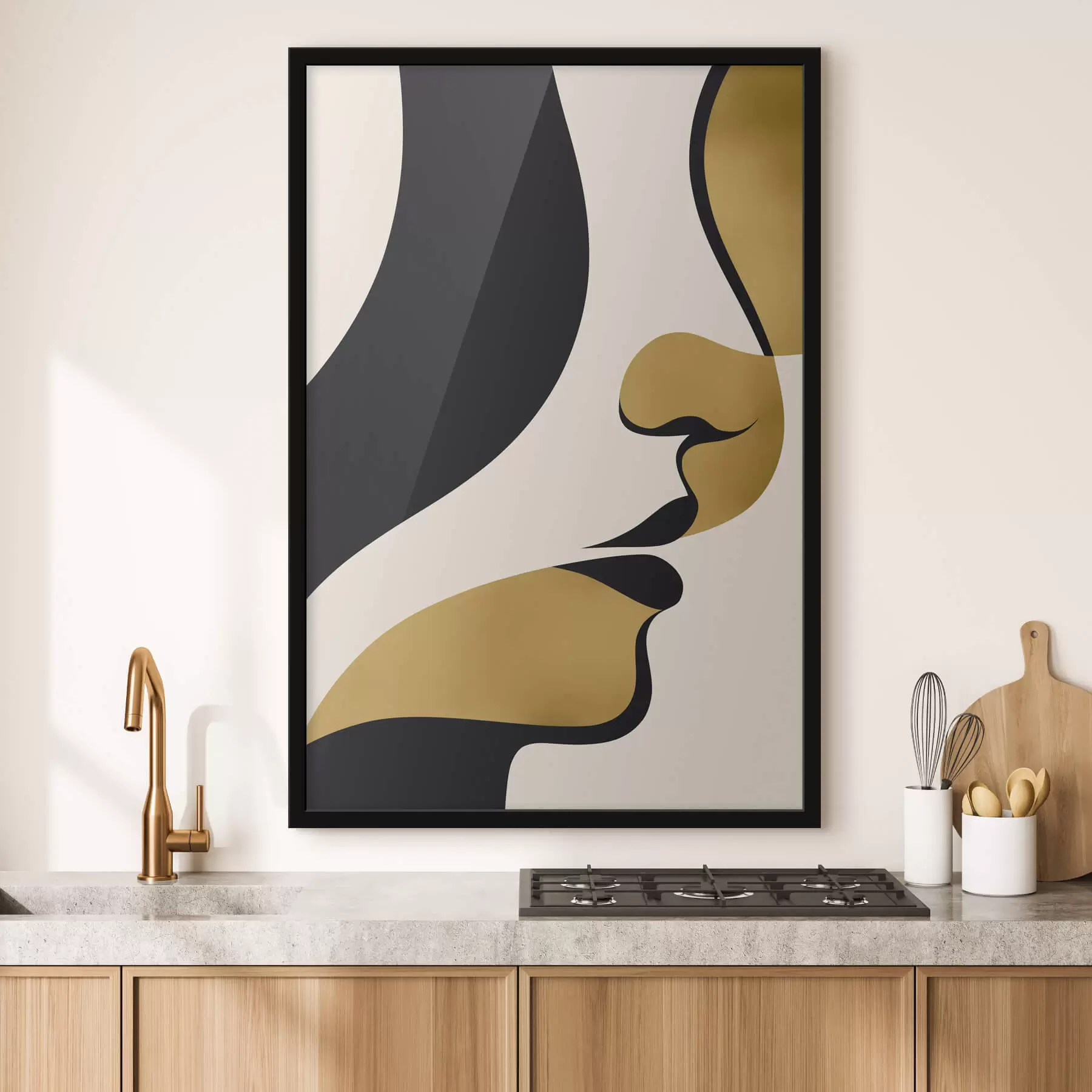 Fototapety Abstraktná silueta tváre f47251