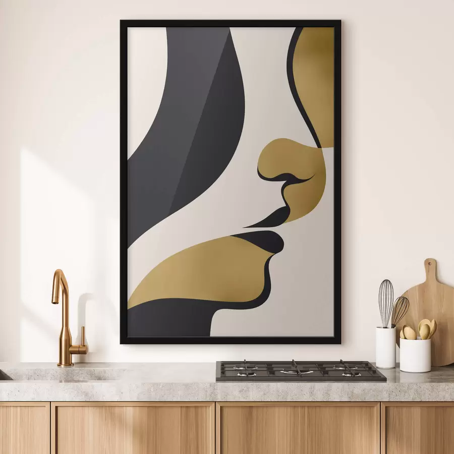 Fototapety Abstraktná silueta tváre f47251