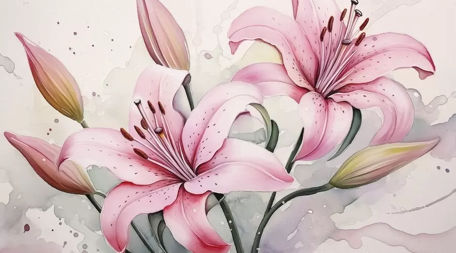 Fototapety Ľalie w04713