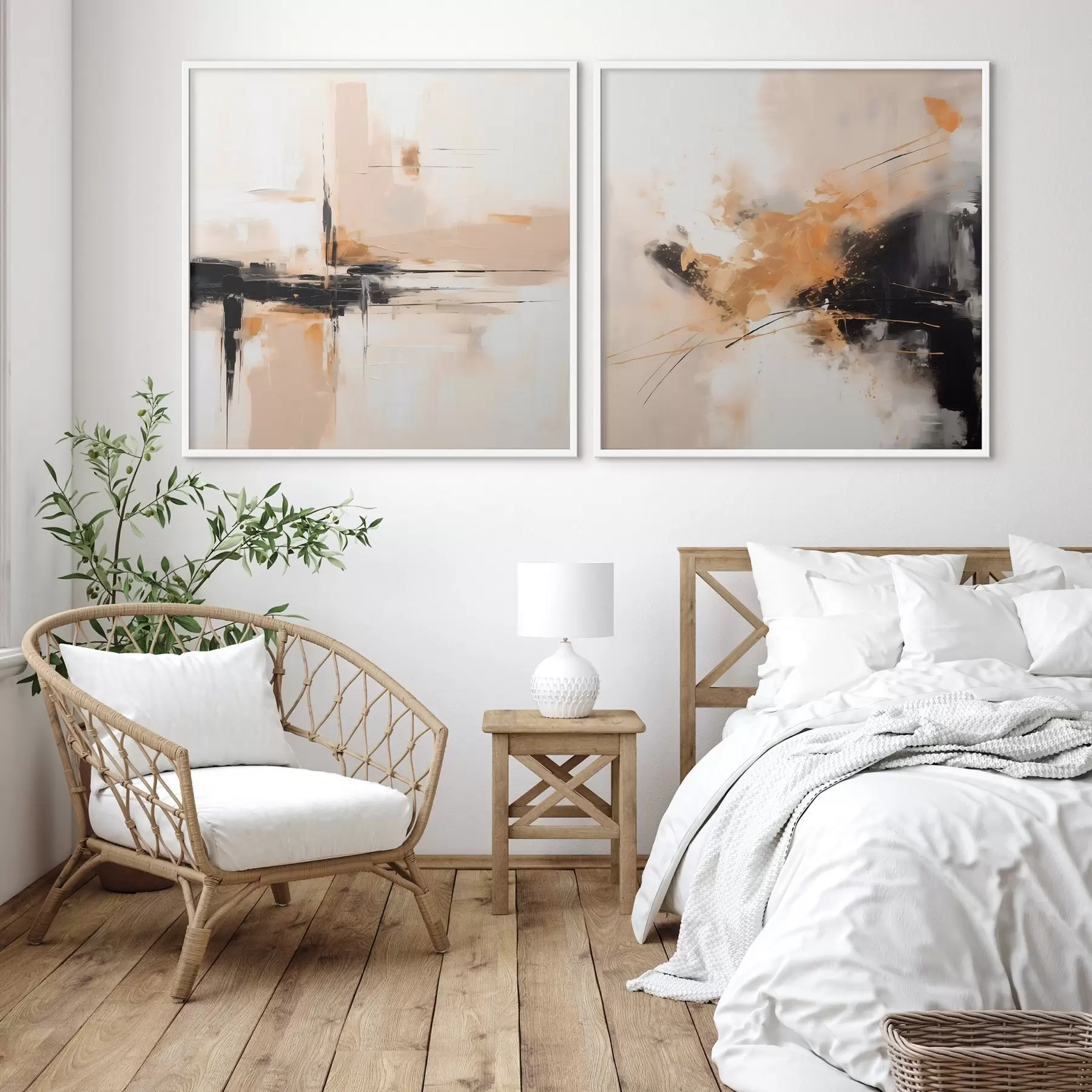 Fototapety Geometria a výraz v olejovom štýle d00901