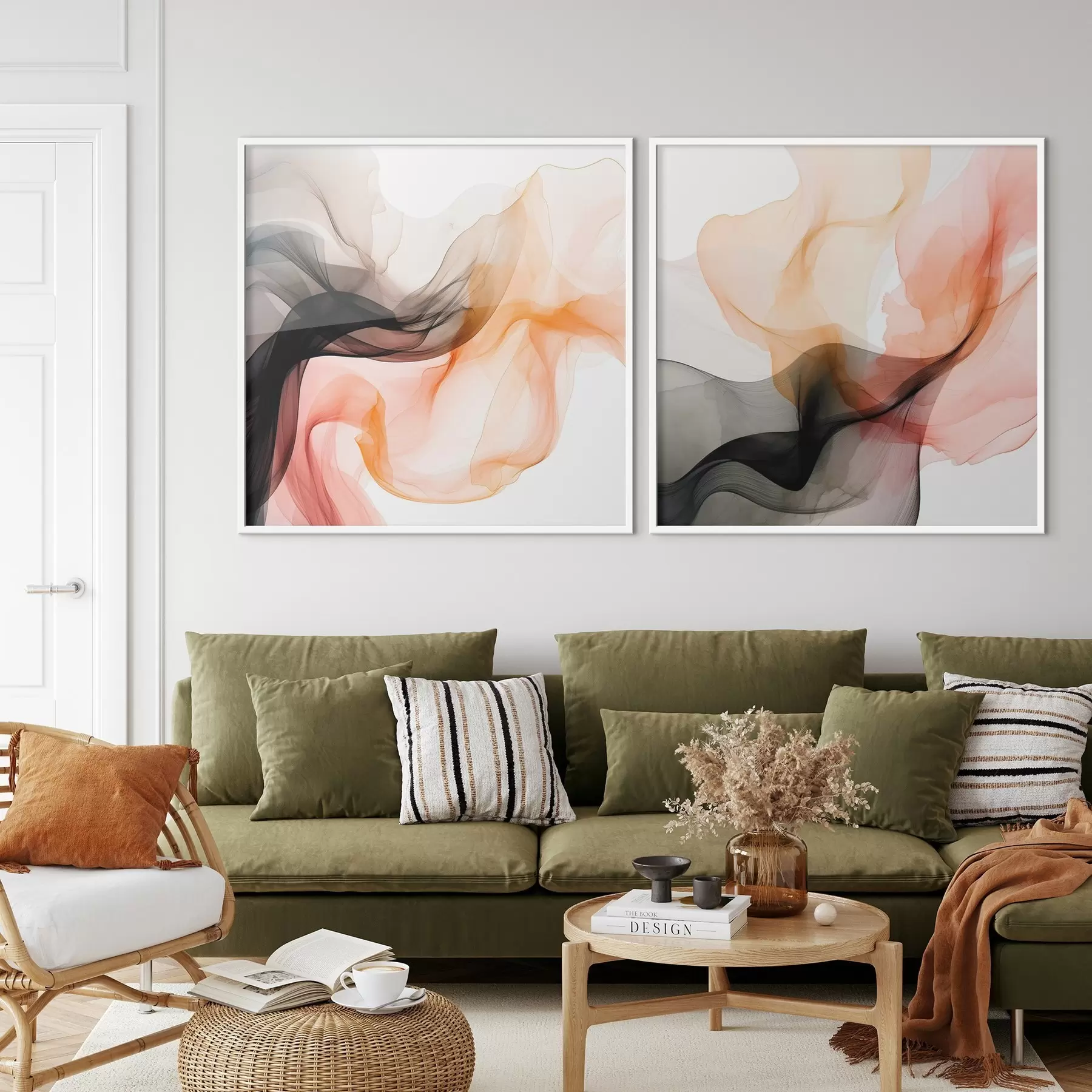 Fototapety Energia oranžovej a čiernej farby d00904