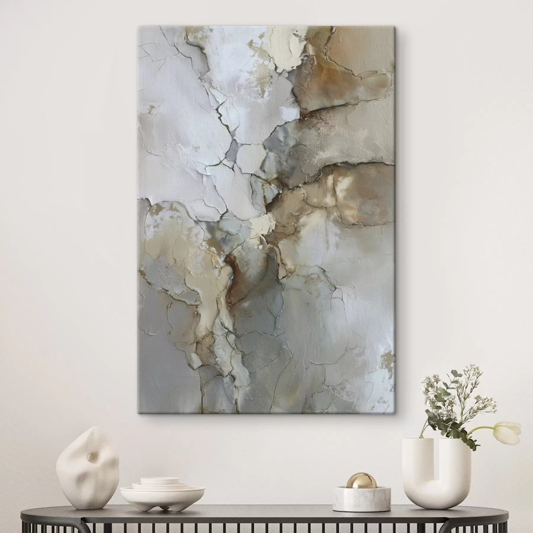 Obraz imitácia abstraktnej textúry s prasklinami s47118