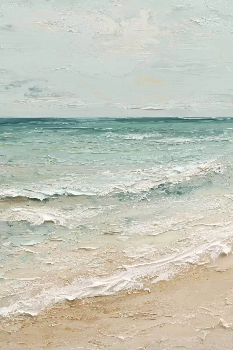 Obraz pobrežie v štýle olejomaľby s47120