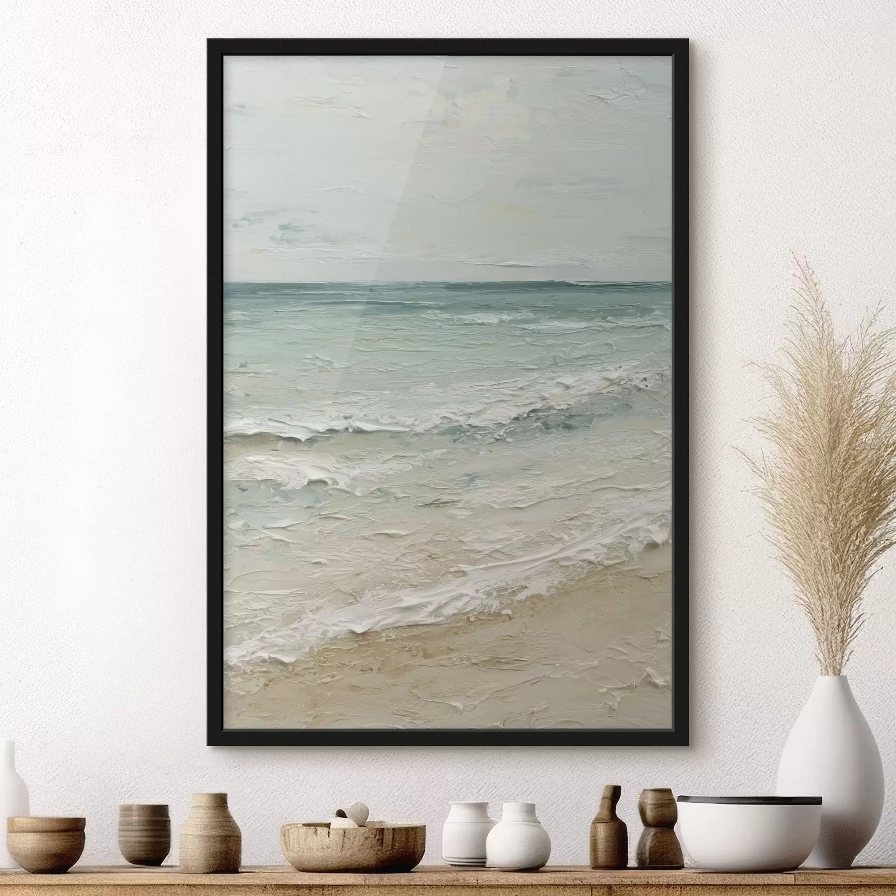 Fototapety pobrežie v štýle olejomaľby f47120