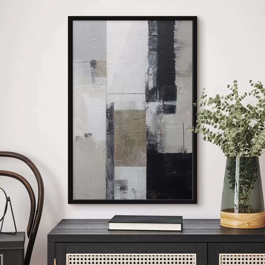 Fototapety súčasná abstrakcia v kontrastných farbách f47133