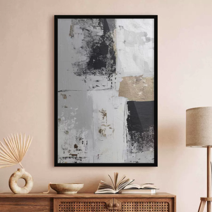 Fototapety súčasná abstrakcia v kontrastných farbách f47134