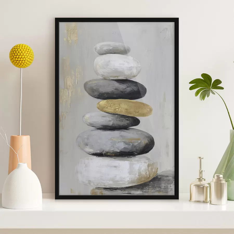 Fototapety veľké kamene v štýle maľby f47236