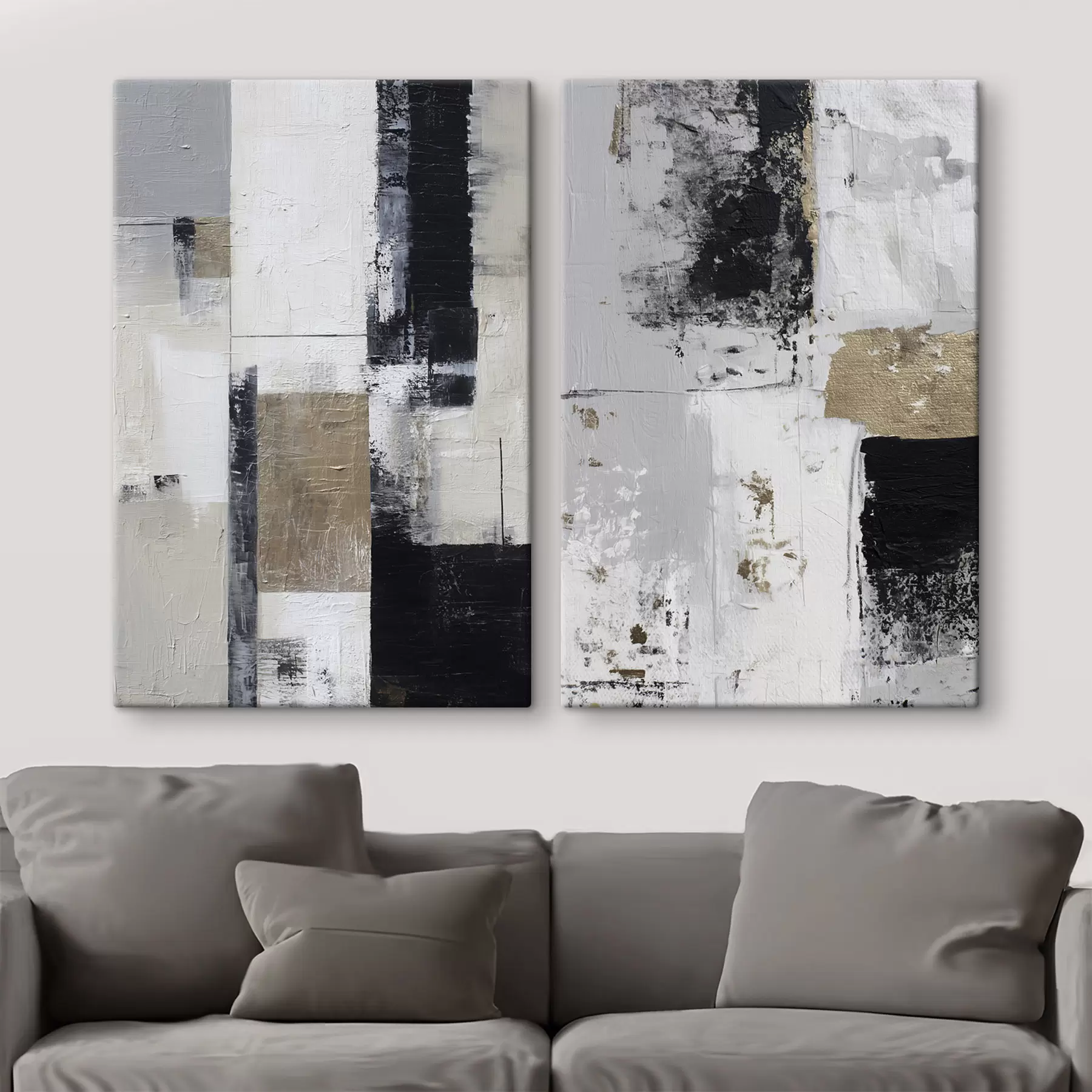 Obraz súčasná abstrakcia v kontrastných farbách m01176