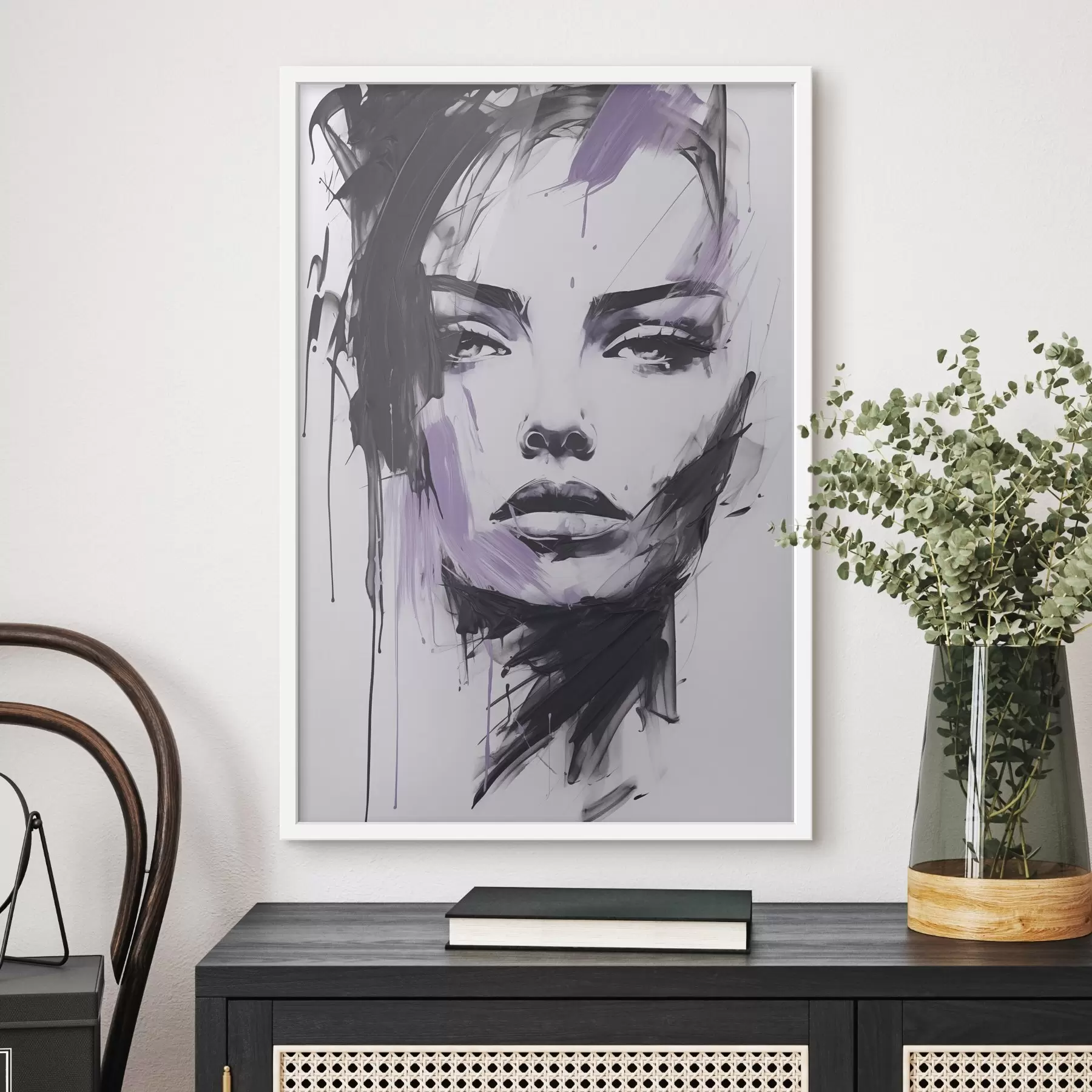 Fototapety Abstraktný ženský portrét f47498