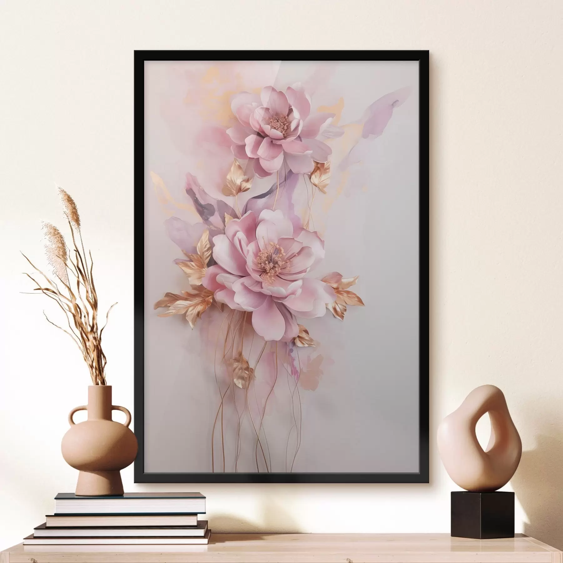 Fototapety Krásne abstraktné kvety f47104