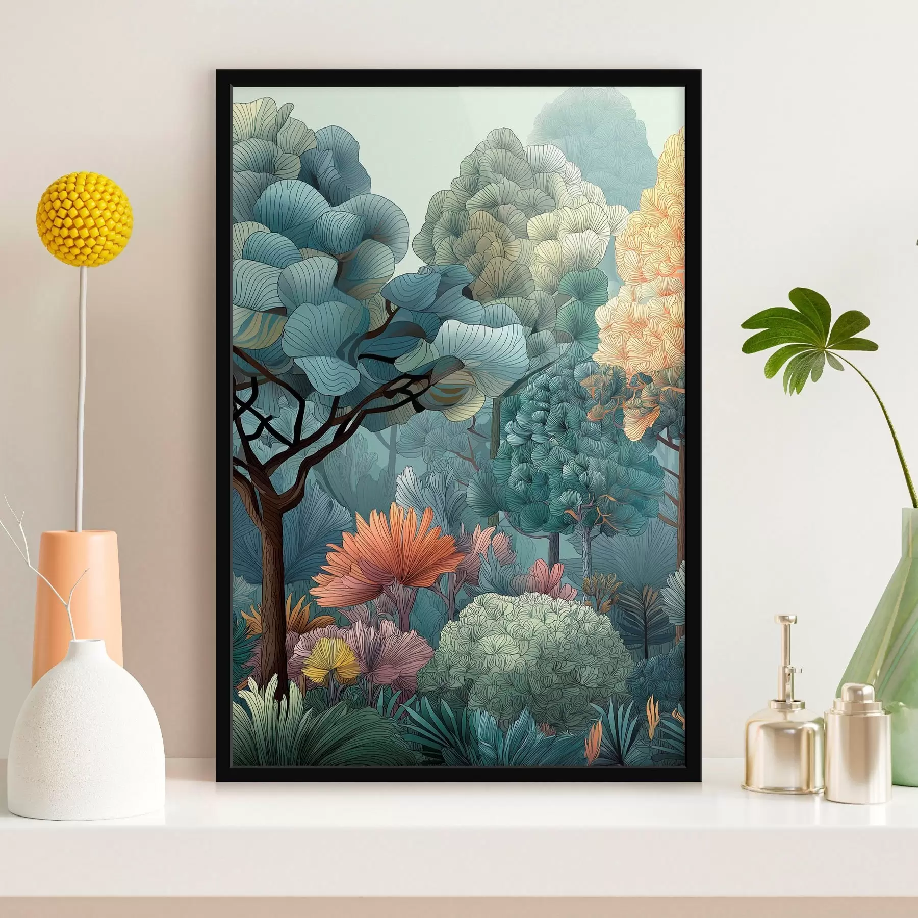 Fototapety Abstraktný les f47105