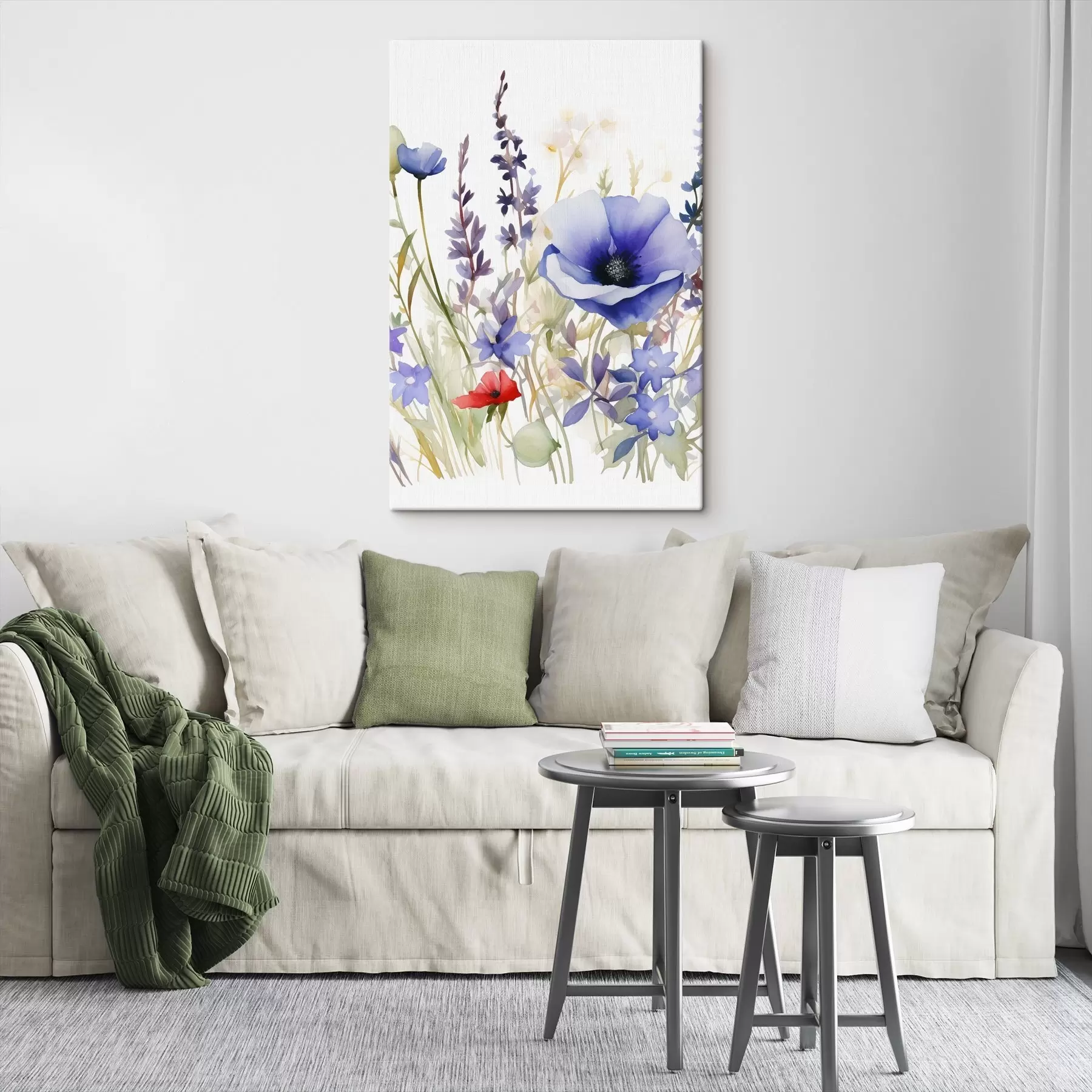 Obraz Kvety maku a levandule s46887