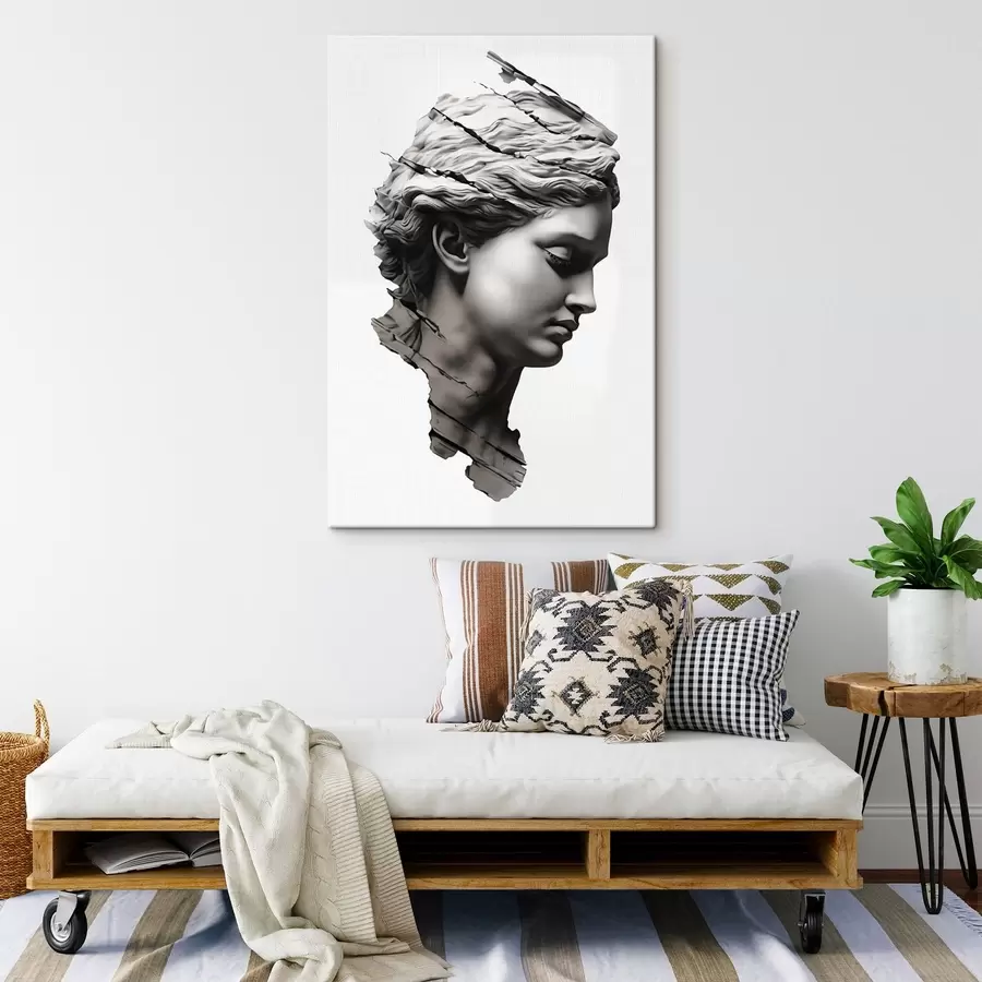 Obraz Starožitný profil ženy s47475