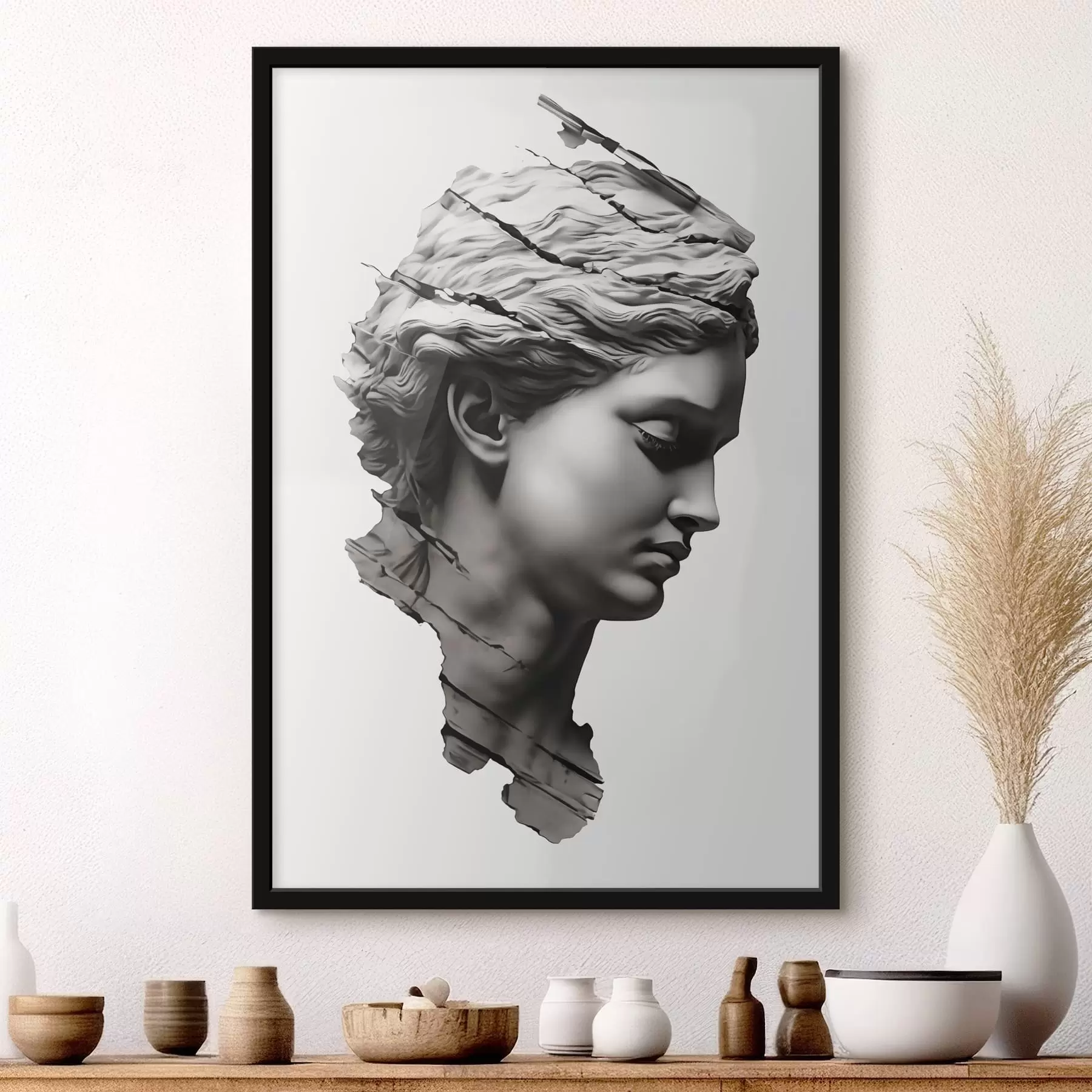 Fototapety Starožitný profil ženy f47475