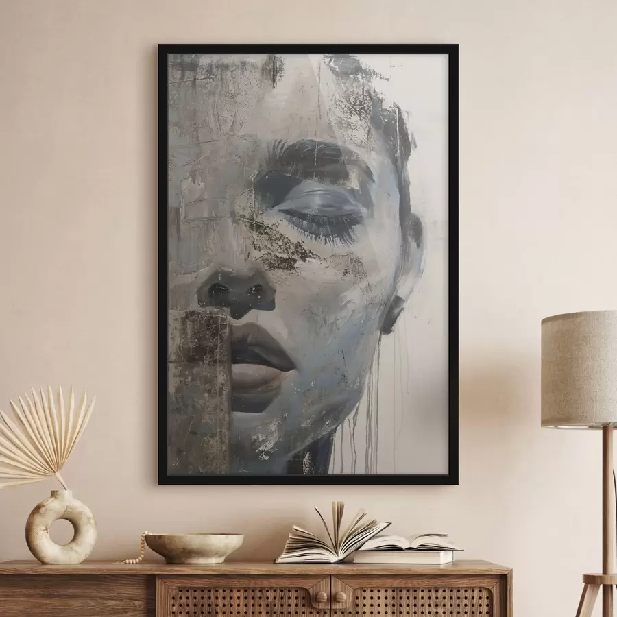 Fototapety Minimalistický portrét f47481