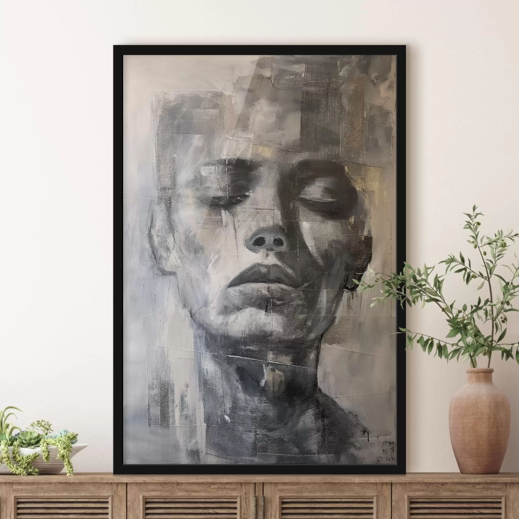 Fototapety Textúrovaný portrét f47482