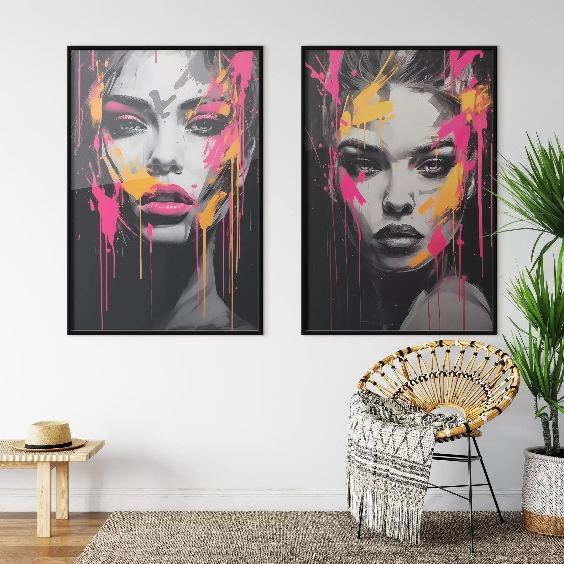 Fototapety Portréty vo farbe d00584