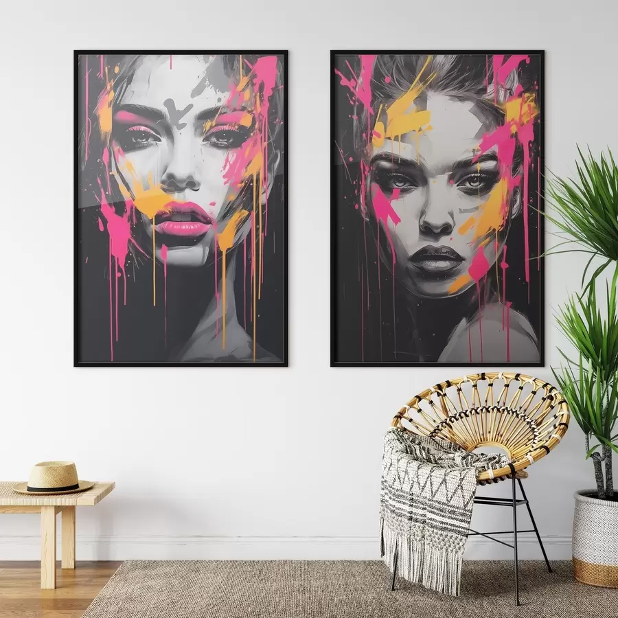 Fototapety Portréty vo farbe d00584