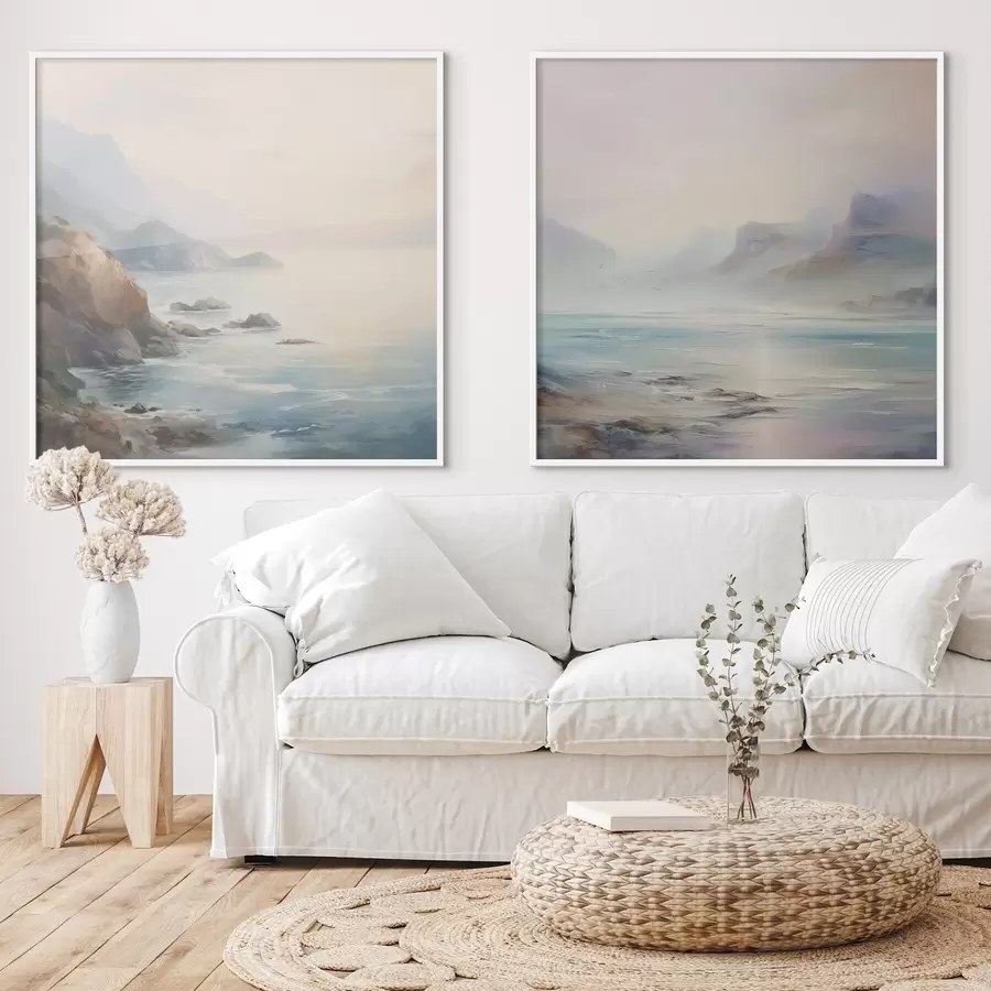 Fototapety Imitácia maľby jazera d00589