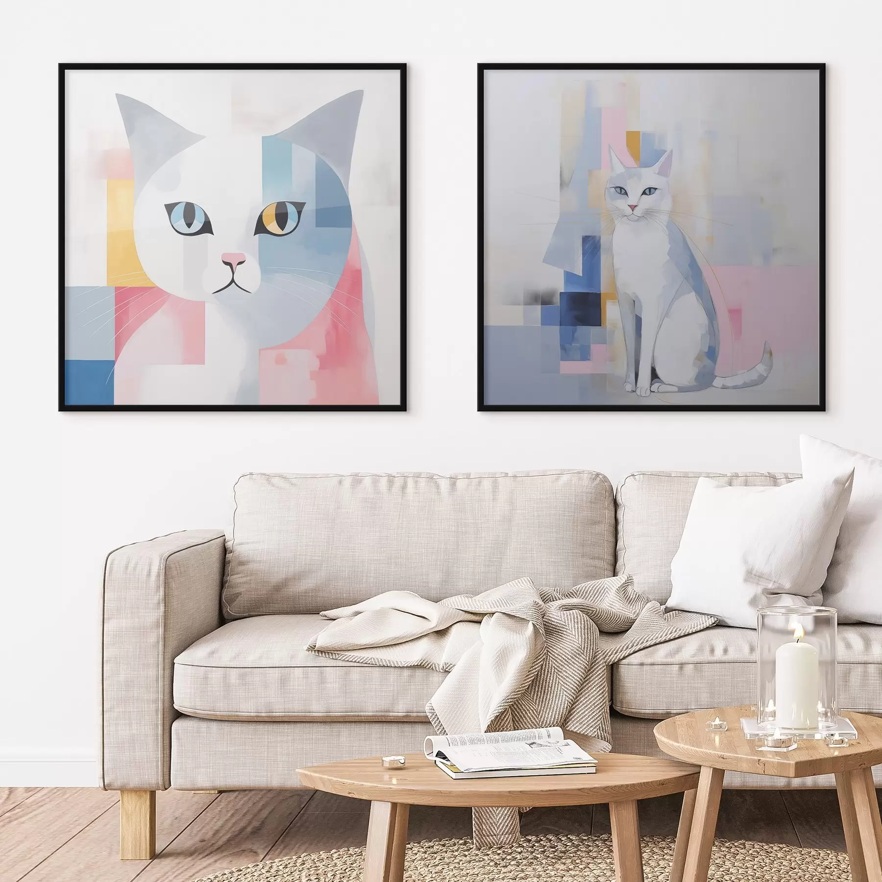 Fototapety Abstraktná mačka d00592