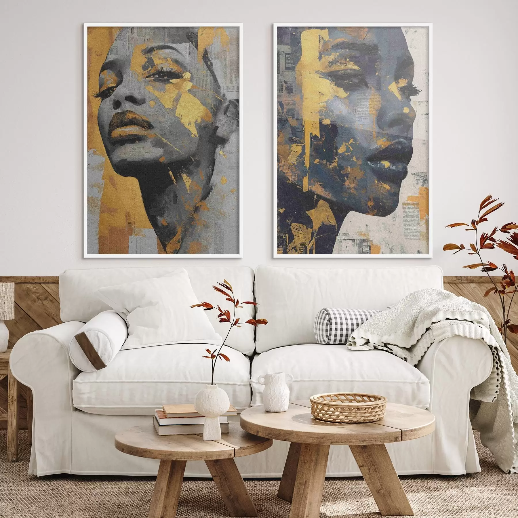 Fototapety Abstraktná ženská tvár d00603