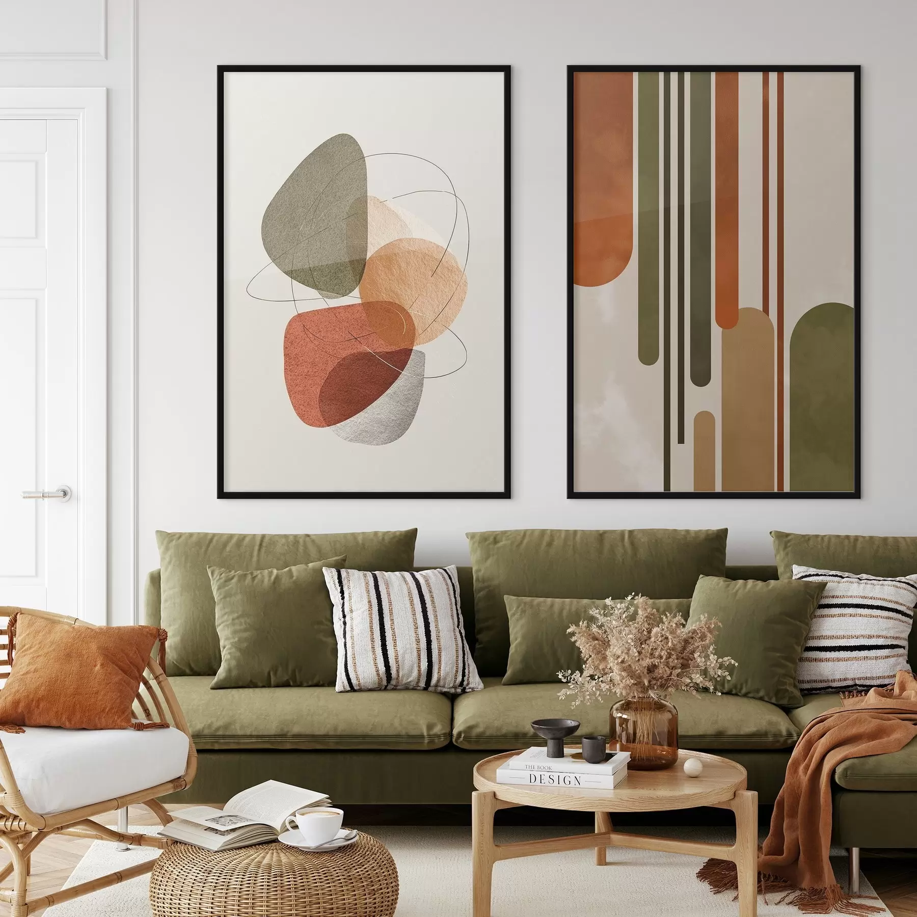 Fototapety Čiary a kruhy v rôznych farbách d00608