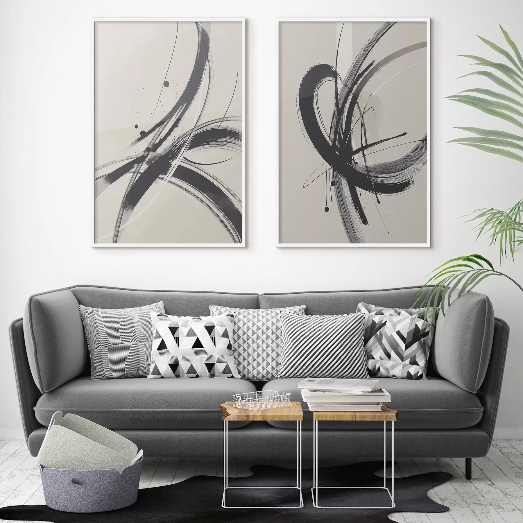 Fototapety Abstraktné minimalistické ťahy štetcom d00613